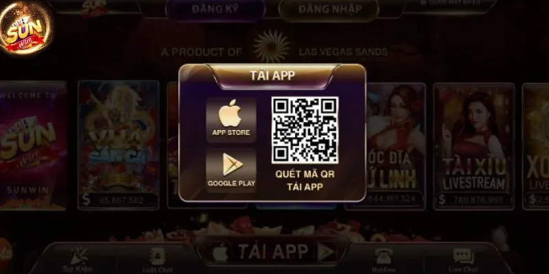 Quy trình các bước tải app sunwin về ios và android